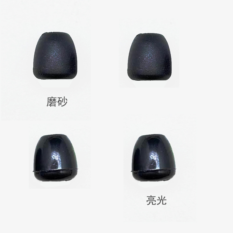 厂家现货塑料圆形黑白吊钟 帽绳扣裤绳头卡扣松紧调节服饰锁扣具