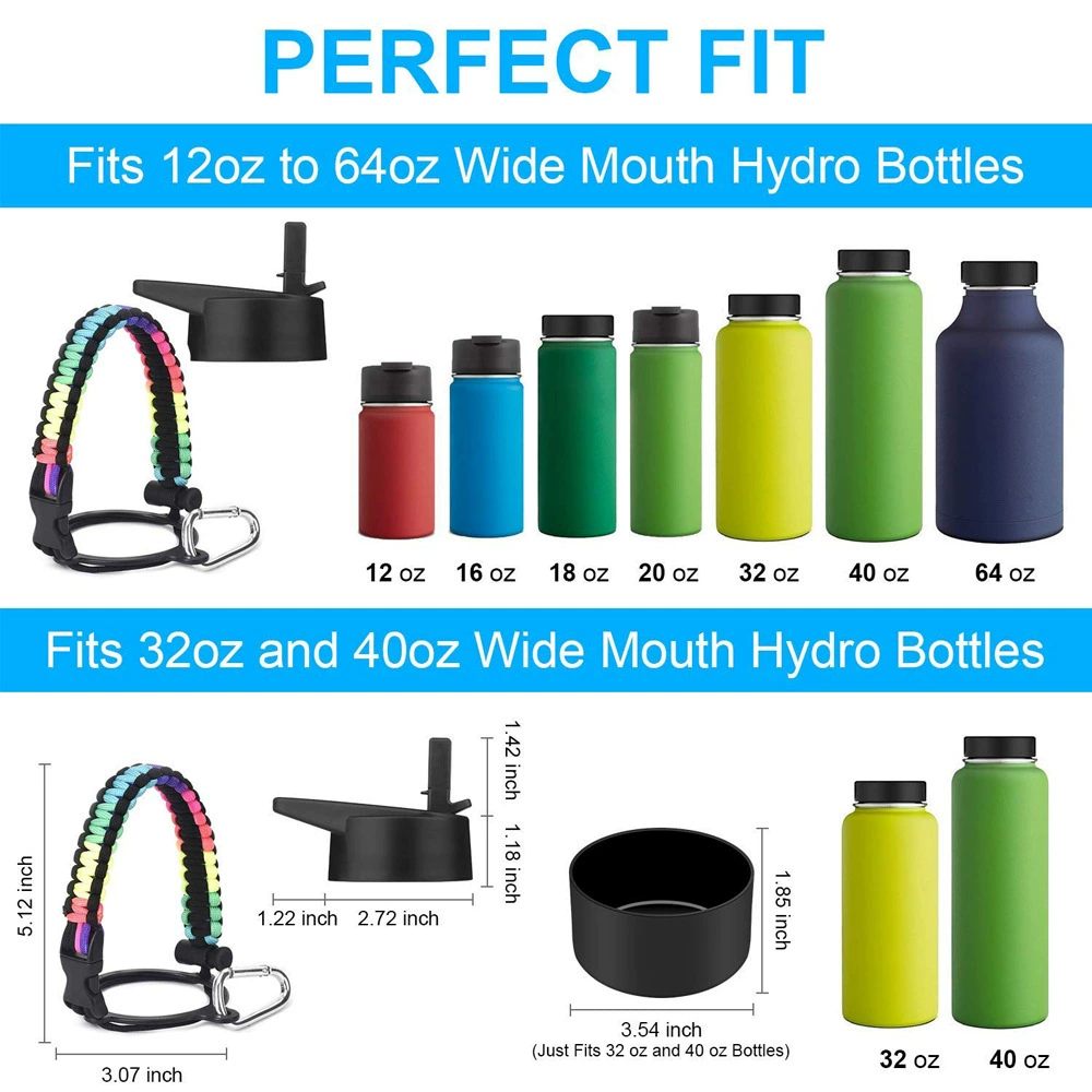 Набор для бутылки Hydro Flask разноцветная чашка верёвка набор подсолнечник рукаво-верёвка серьга чашка рукав-рамп