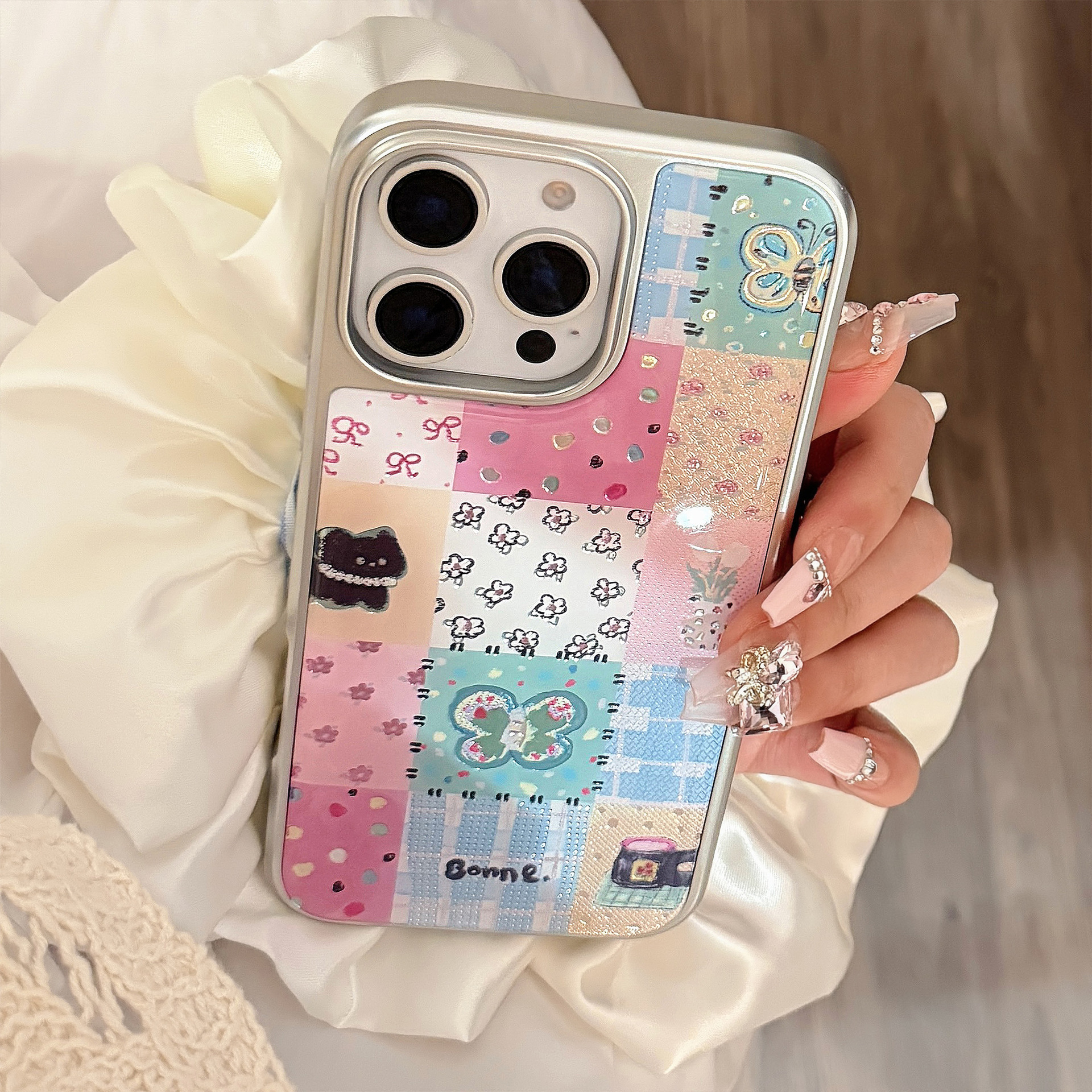 Protective Phone Case For Apple Iphone Pro Max Plus Plaid Gilt_voghion.com