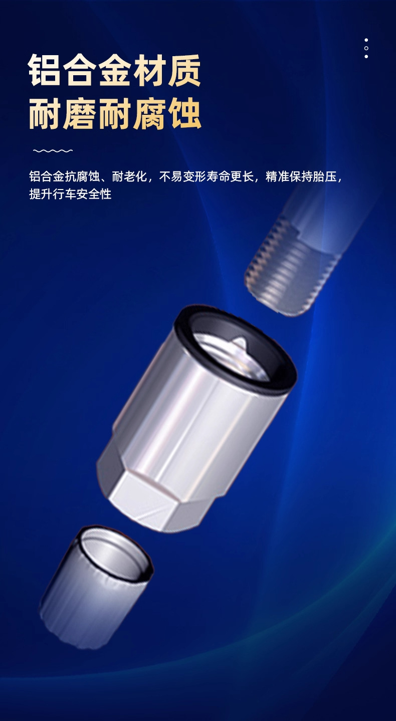 Cross-Border 2025 New Model Programmable Tire Pressure Sensor Universal Car Tire Pressure Monitor Original High Precision