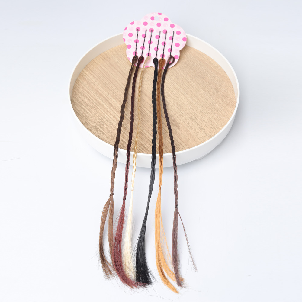 한 단어 땋은 머리 일반 색상