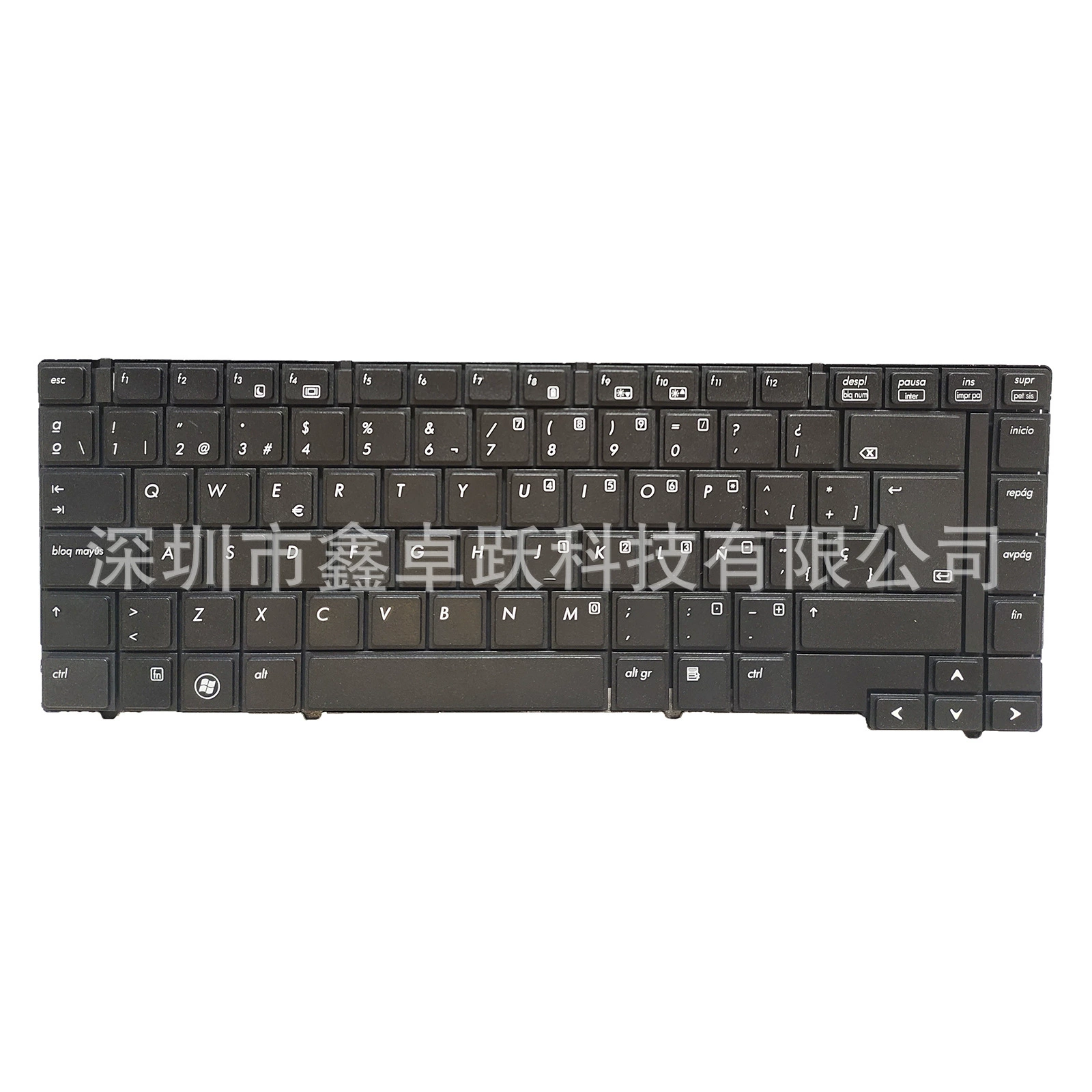 Запасная клавиатура для ноутбука (HP) 8440W, чёрная, совместимая часть
