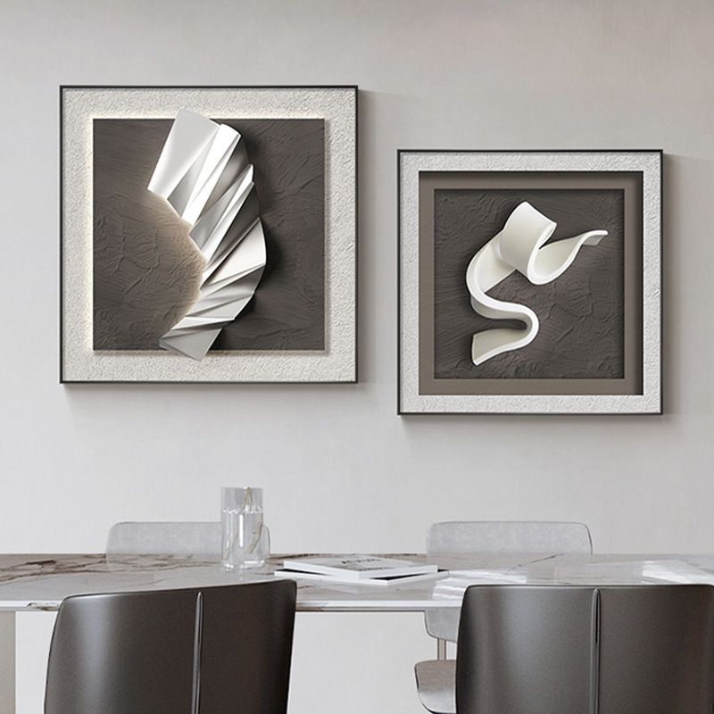 Modern Geometry Abstract Dining Room Decorative Painting Living Room Sofa Background Wall Italian Combination Hanging Painting Entrance Corridor Murals
