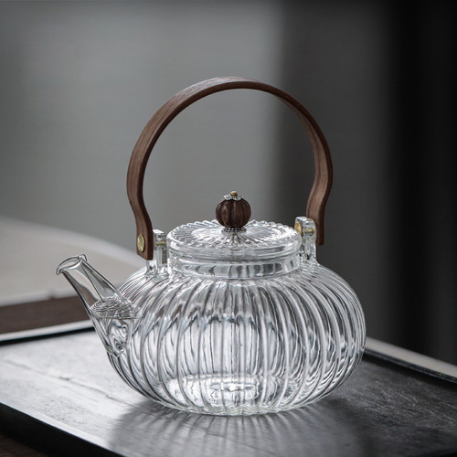 All-glass lifting beam kettle electric ceramic stove tea kettle with filter scented tea fruit tea kettle high temperature resistant kettle tea making device