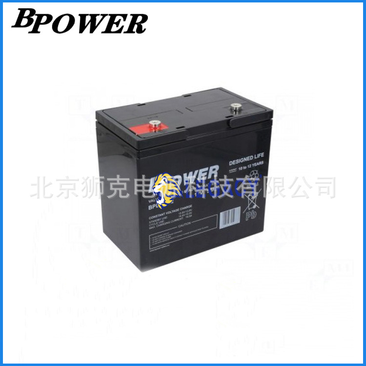 BPOWER蓄电池SBP55/12（AGM）12V55AH储能蓄电池