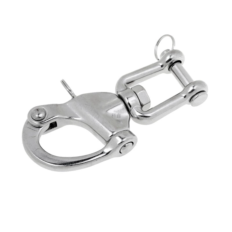 Нержавеющая сталь 316 вилочный вращающийся пружинный зажим snapshackle для дайвинга с быстросъемным зажимом ручной зажим
