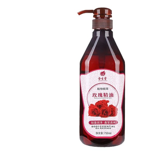 Rose massage essential oil, whole body meridian dredging, shoulder and neck, ginger scraping oil, beauty salon massage oil, open back ginger therapy essential oil