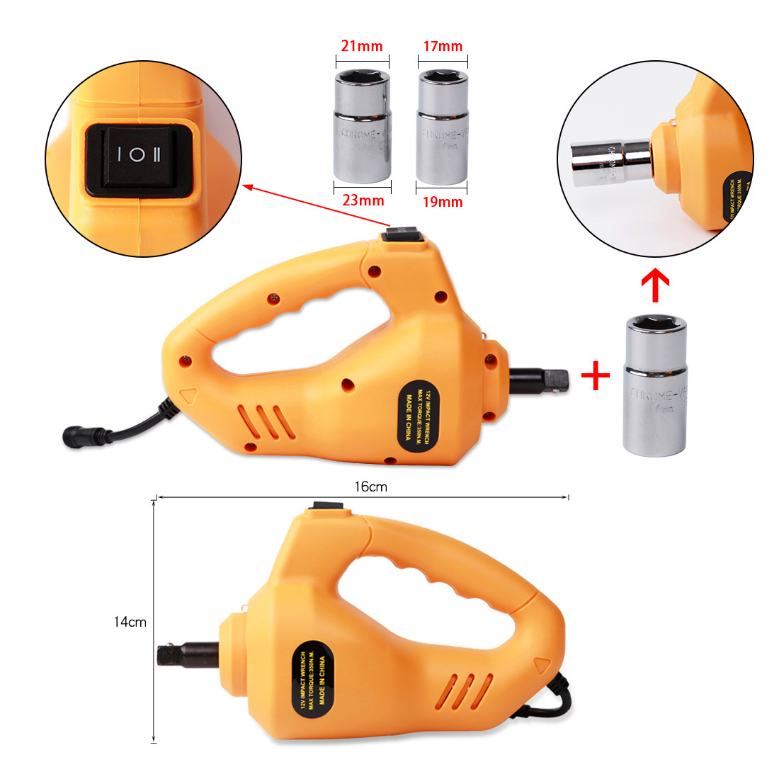 Car electric Jack car jack Jack set Electric wrench Jack