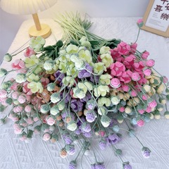 完成品DYI純手作りニット点滴梅の花の束編み花毛糸花シミュレーション花束祝日創意プレゼント