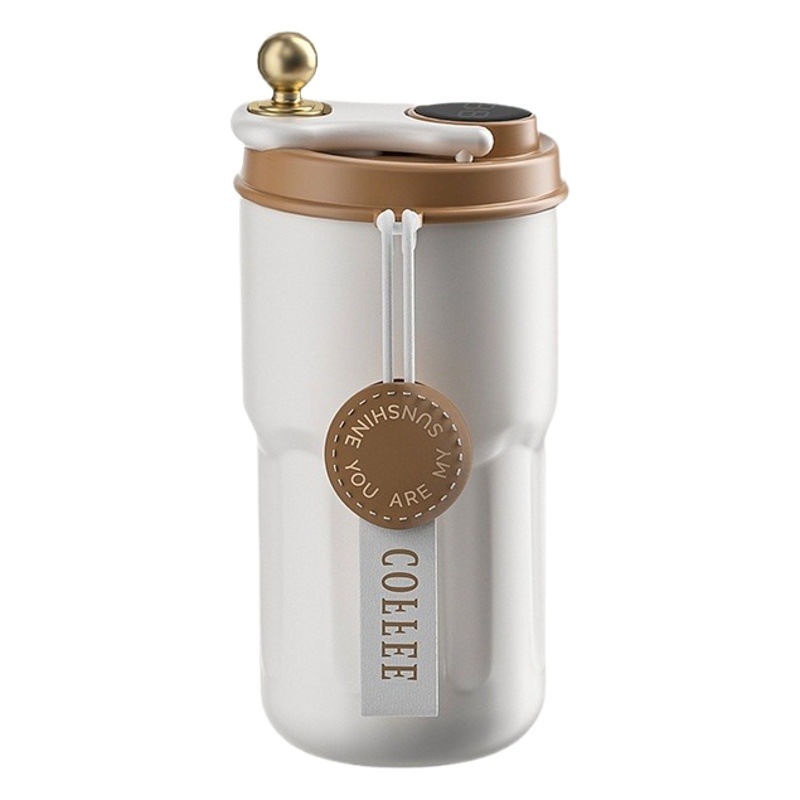 316 Taza de vacío de acero inoxidable Taza de café Taza portátil de temperatura inteligente Taza de té con leche de gran capacidad y alto valor