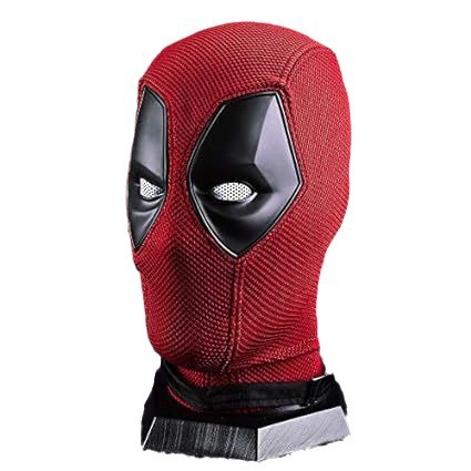 Máscara y Casco de Cosplay de Cuero Tejido