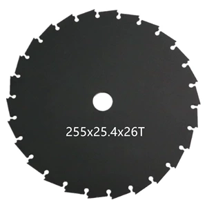 Lawn Mower Blade 8inch Quenched Manganese Steel Saw Blade 255*26t Suitable for Husqvarna Stihl Brush Cutter