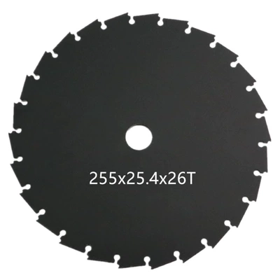 Lawn Mower Blade 8inch Quenched Manganese Steel Saw Blade 255*26t Suitable for Husqvarna Stihl Brush Cutter
