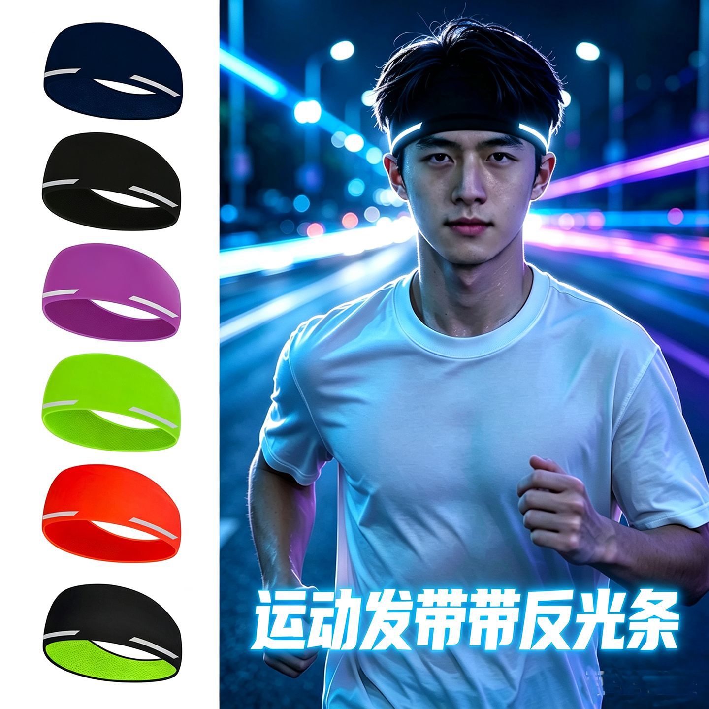 Yoga sports headband for girls, anti-sweat headband for running, outdoor men's fitness, basketball, badminton, sweat-absorbing hairband
