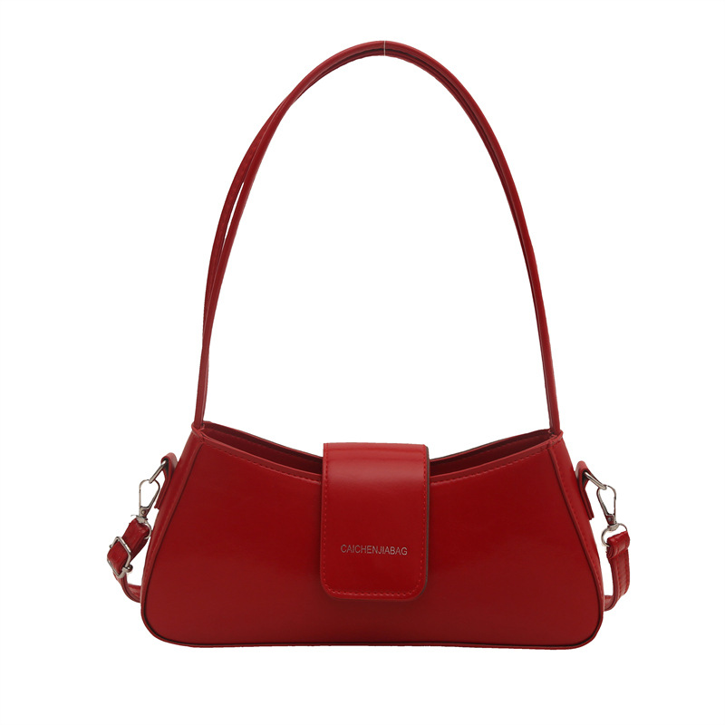 Bolsa de brazo de nicho francés para mujeres 2024 nueva moda bolso de hombro de estilo extranjero buckle bolso de viaje casual