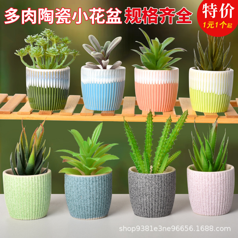 Succulent Flower Pot Dehua Pottery Pot Creative Simple Style Mini Succulent Breathable Cactus Stoneware Potted Ceramic Flower Pot Succulent Flower Pot Dehua Pottery Pot Creative Simple Style Mini Succulent Breathable Cactus Stoneware Potted Ceramic Flower Pot