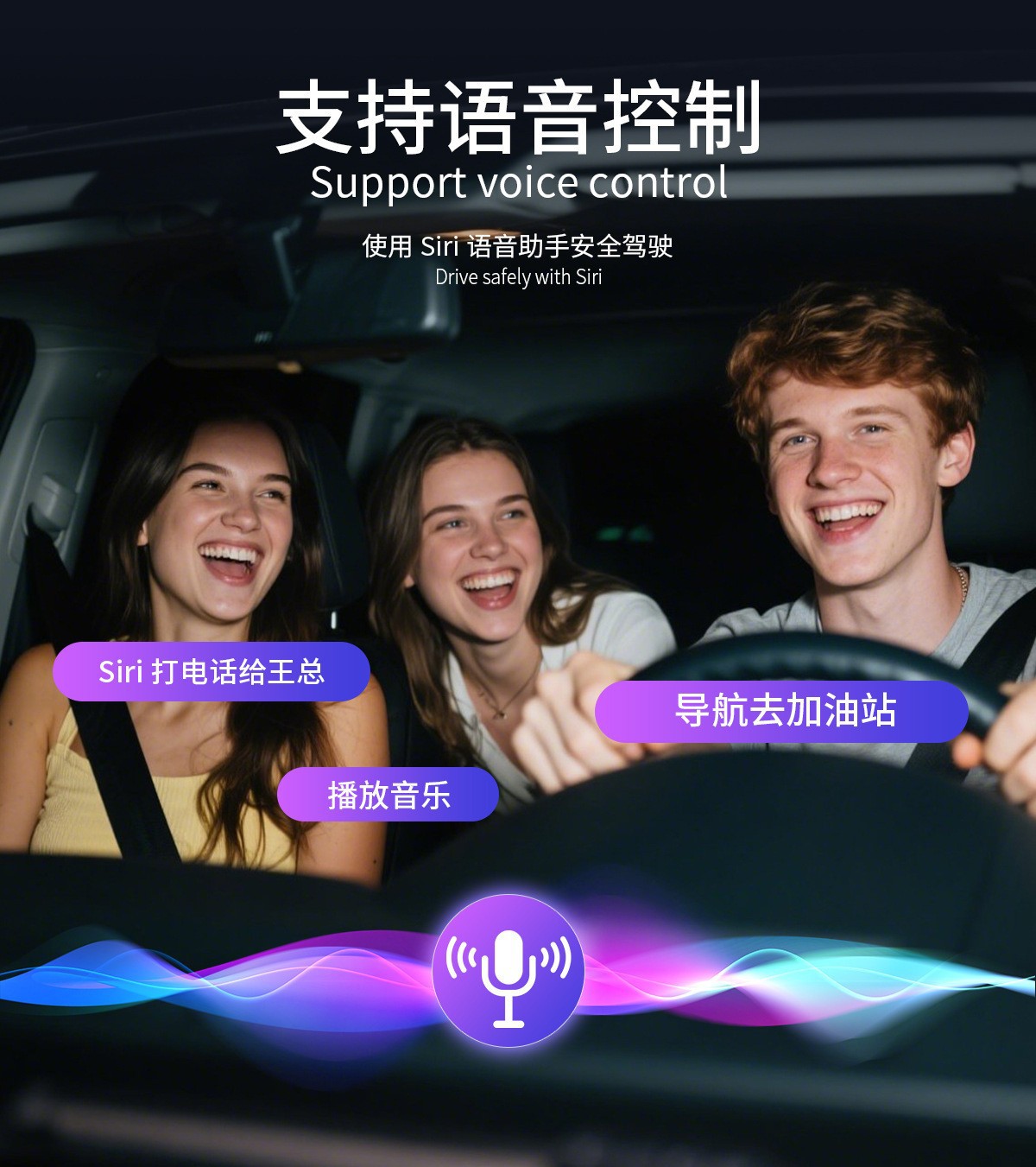 Cross-Border Hot-Selling Wired-To-Wireless Carplay Box Android Autocarplay Module Smart Two-In-One