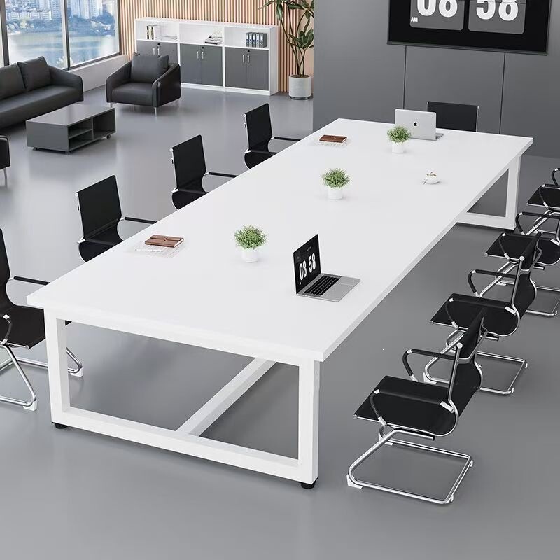 Conference Table, Long Rectangular Office Table, Simple Staff Training Computer Table, Work Table, Training Table Conference Table, Long Rectangular Office Table, Simple Staff Training Computer Table, Work Table, Training Table