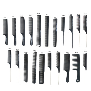 Factory barber shop special hair cutting comb pointed tail pick hair comb apple comb anti-static high temperature resistant hair comb dual comb