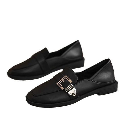 Women's Flat Spring Ankle Boots with Thick Sole, Stylish Loafers, Comfortable, British Style, One-Piece Design