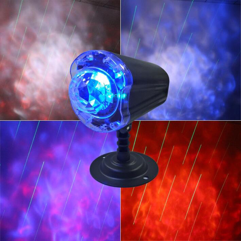 二合一星空投影灯  水纹流星雨欧美LED星云灯
