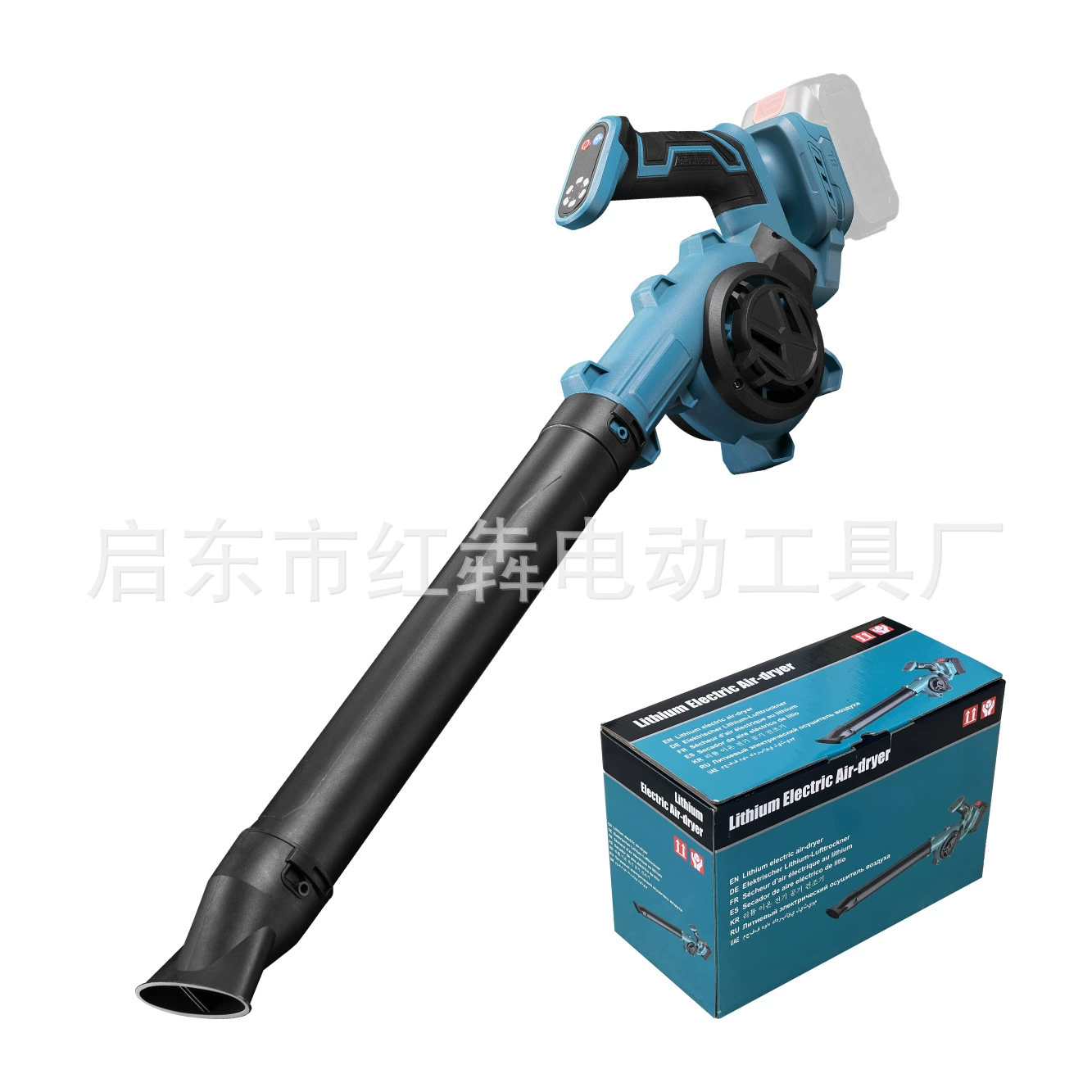Сверхскоростной литиевый аккумуляторный воздуходувный аппарат, мощный воздуходувный аппарат, промышленный аппарат для удаления золы, пыли и снега, уличный аппарат для удаления листьев.
