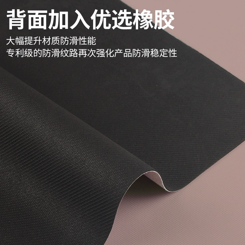 Ultra thin rubber foldable yoga mat, handheld non-slip storage system for traveling
