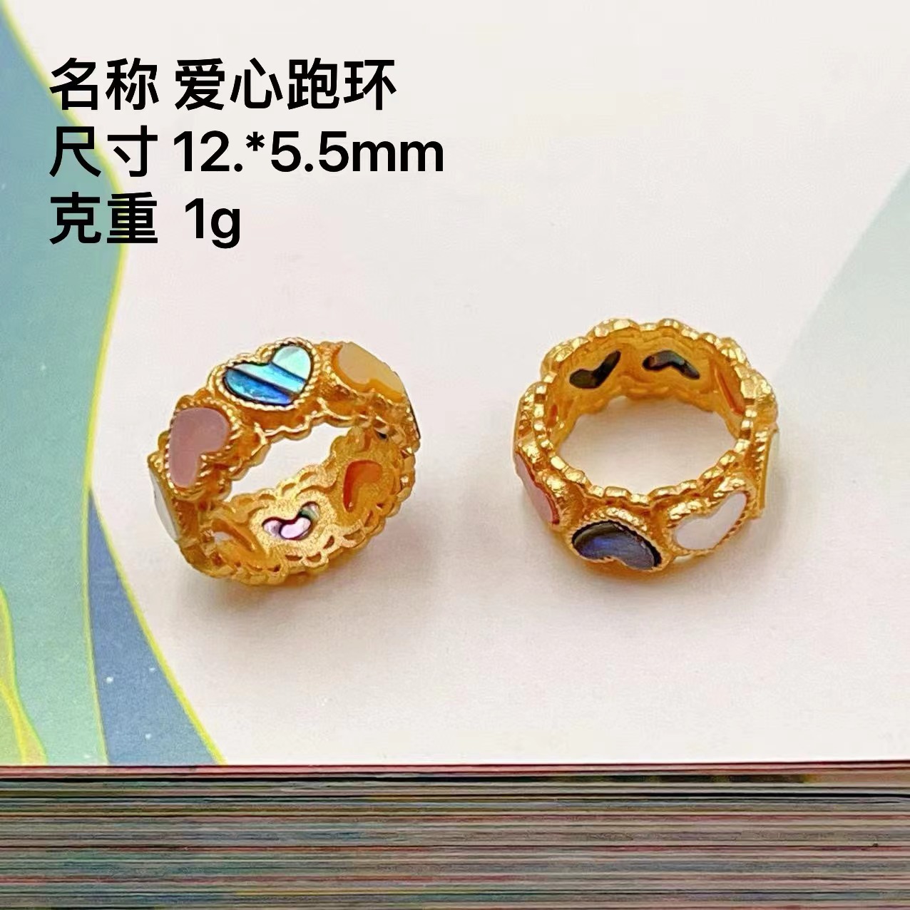 Silver Gold Plated Accessories Running Ring Semi-finished Beads DIY Crystal Jewelry Necklace S925 Silver New Product