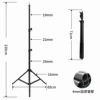 Matte tripod, 210cm