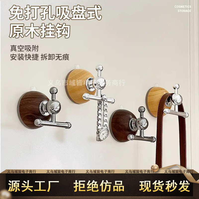 Gancho de baño de ventosa de estilo medieval sin agujeros de carga percha gancho de ropa gancho adhesivo toallas sin marca percha doméstica