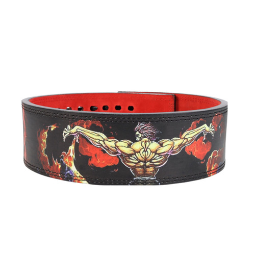 专业力量举牛皮杠杆扣健身腰带深蹲硬拉男女举重运动护腰训练护具