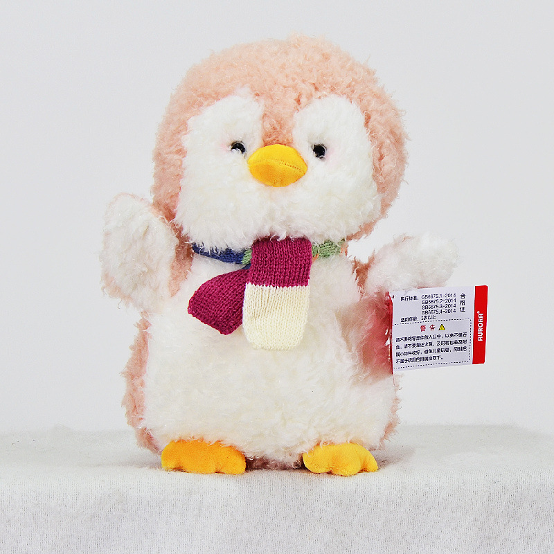 Genuino ulura animal pingüino muñeca de peluche de juguete lindo pequeño pingüino muñeca regalo fábrica al por mayor