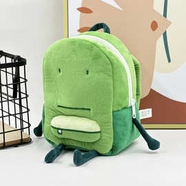 跨境新款 Liam (Backpack) Plush 小雨点毛绒背包娃娃毛绒玩具