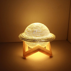 LED 惑星ナイトライトクロスボーダー専用モザイクミラーパッチ装飾小惑星装飾品家の装飾