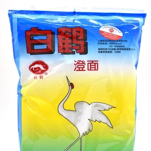 Free Shipping on White Crane澄面澄粉 Crystal Shrimp Dumpling Rice Roll Wheat Green Rice Cake Snow Skin Mooncake Baking Ingredients 450g*5