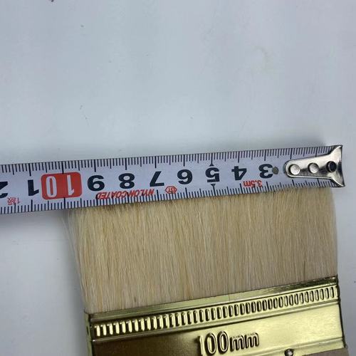 Wooden handle wool brush gourd handle paint brush 5-inch wool brush 2-inch soft bristle brush not easy to shed paint tool brush