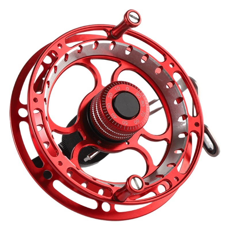 Carrete de pesca Golden Shark King, totalmente metálico, octagonal, resistente al viento y al fuego, duradero, portátil, ligero, carrete para pescar.