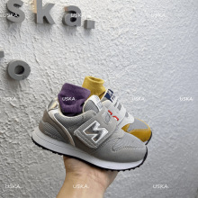 真皮运动鞋男童2025新款春秋阿甘鞋儿童鞋子休闲鞋透气女童老爹鞋