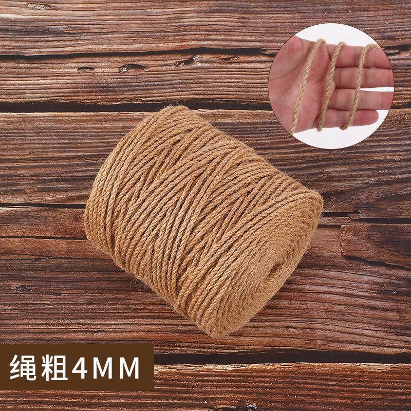 麻縄ロープ装飾卸売手作り猫スクラッチ剣細くて太い diy 装飾水道管編組糸壁材料写真|undefined