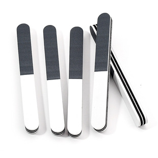 Three-sided nail rubbing multi-sided polishing strip black and white ash thickened polishing tool for silver rubbing