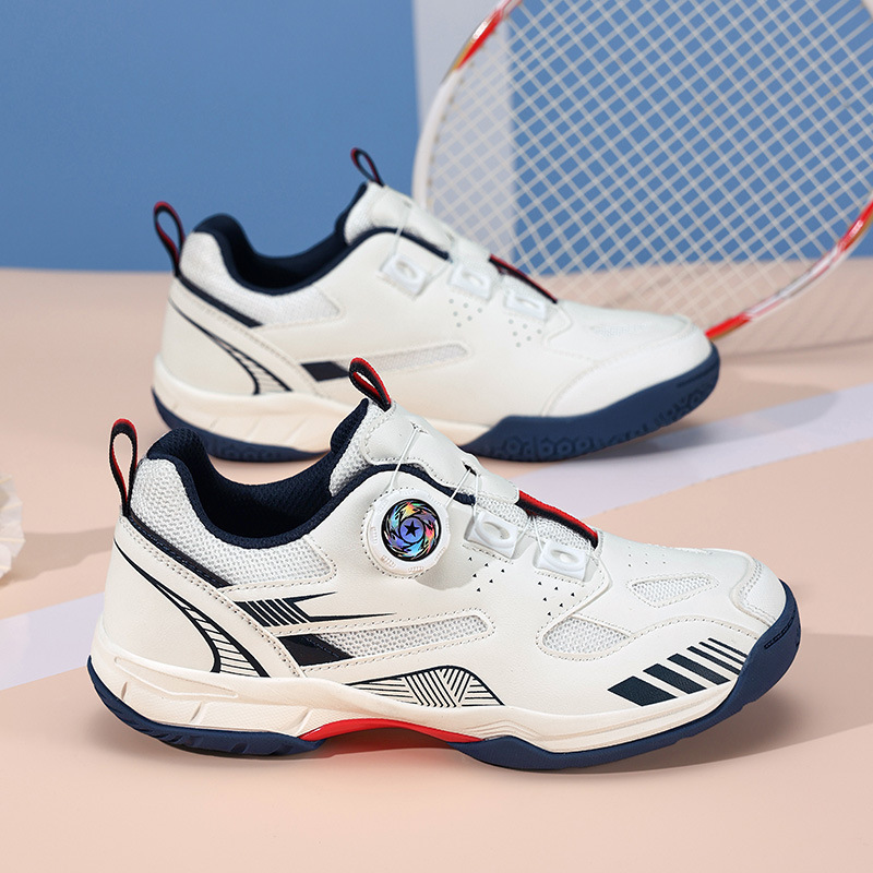 Cross-Border Swivel Buckle Casual Badminton Shoes Breathable Couple Style Lightweight Table Tennis Sneakers Men's Tennis Training Shoes Cross-Border Swivel Buckle Casual Badminton Shoes Breathable Couple Style Lightweight Table Tennis Sneakers Men's Tennis Training Shoes