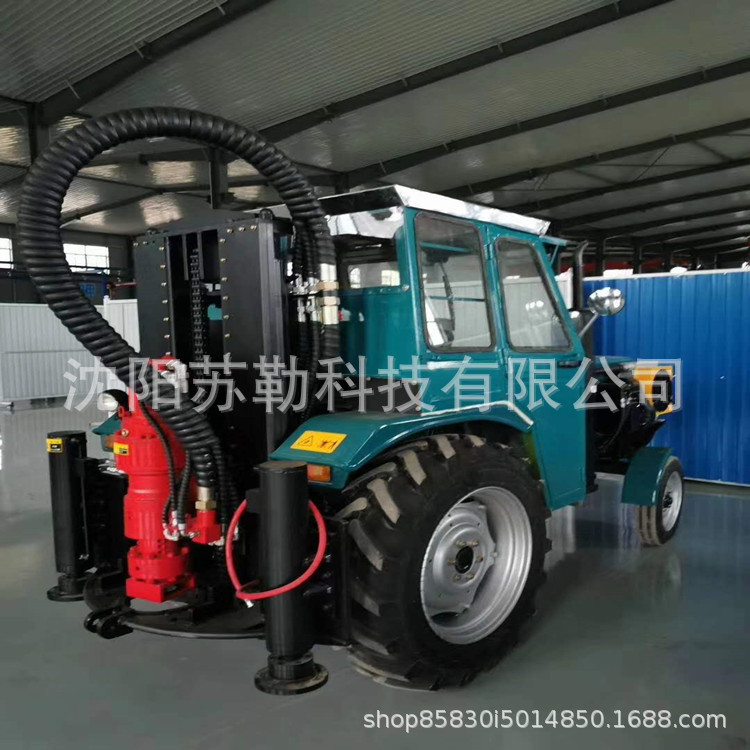 开峰拖拉机钻机  钻机 体积小 拔管方便 详情咨询客服