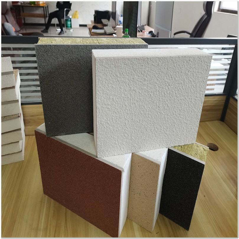 膨胀玻化微珠隔热保温硅钙板保温一体板 岩棉保温复合一体板价格