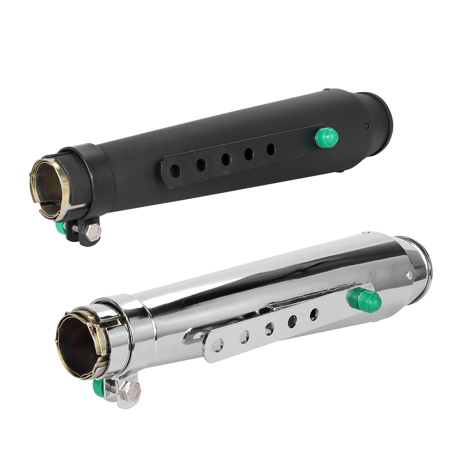 Modified Universal Exhaust Pipe Motorcycle Direct Flow Sound Pipe Tail Section Accessories Suitable for Cruiser Harley