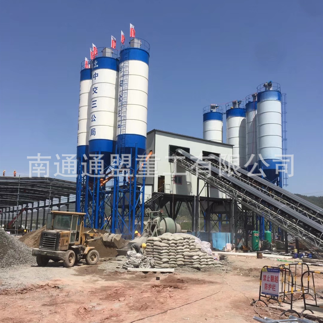 南通热销货源 建筑机械 HZS90混凝土搅拌站/搅拌楼