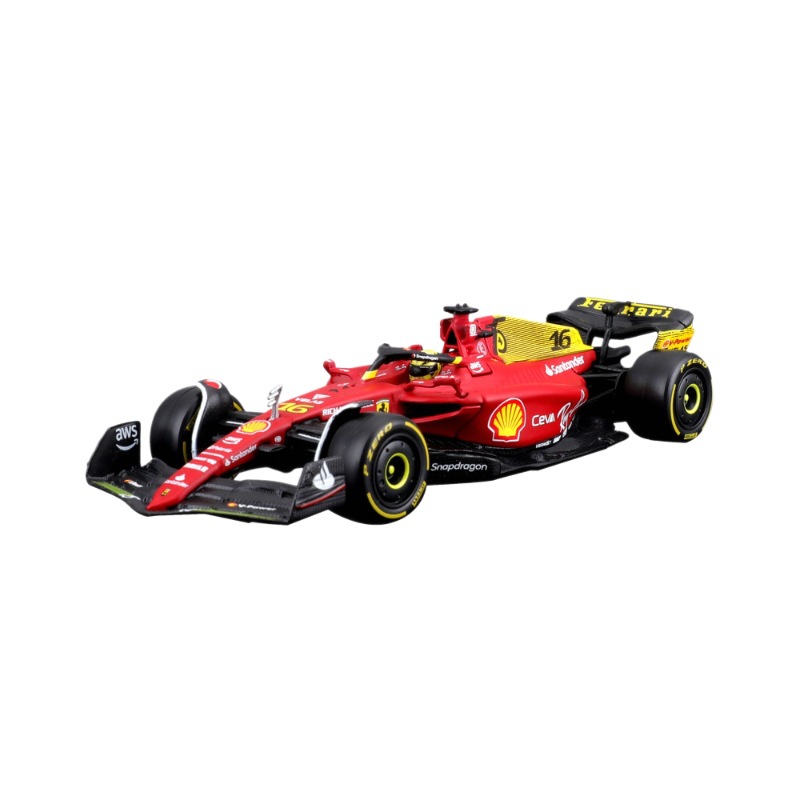 Bburago es más alto que EE. UU. 1:24 Ferrari F1-75(2022)75 aniversario edición simulación coche de aleación