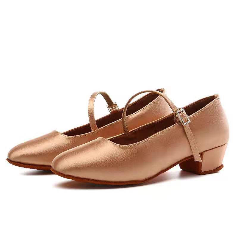 Dance Flags Modern Dance Shoes for Kidsren and Girls Waltz Women Adult Tango Soft-Soled Dance Shoes National Standard Social Square Dance