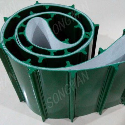 PVC输送带 PU传送带 PU输送带输送机皮带 提升机皮带 挡板输送带