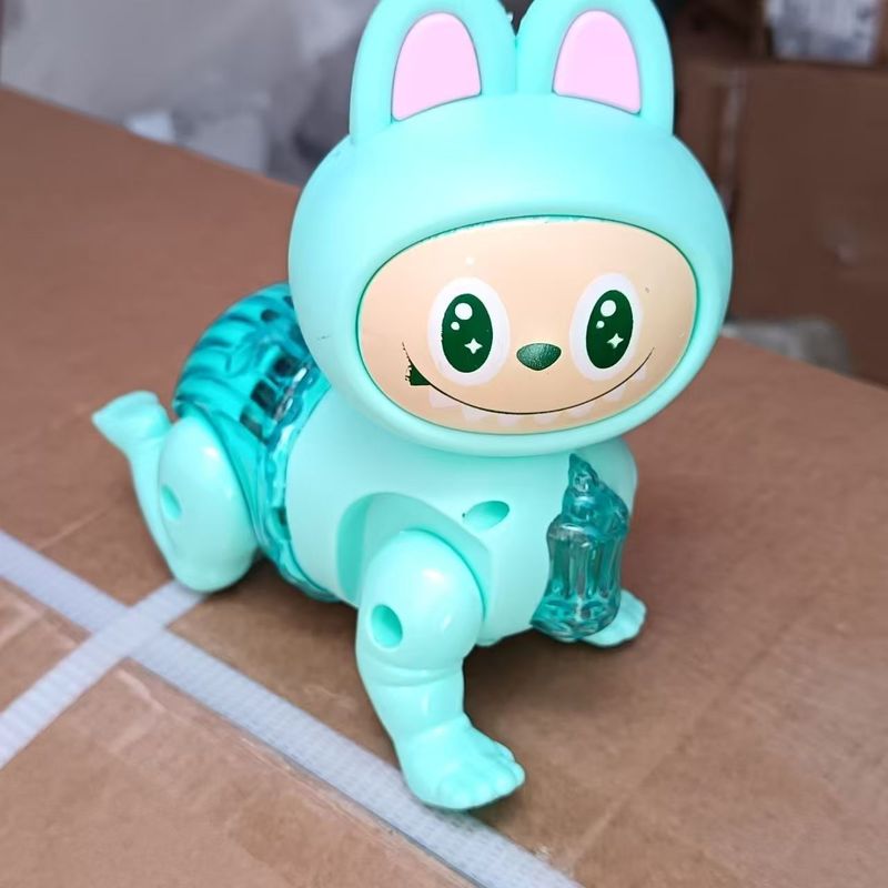 Douyin 電動機械式クロールラブ犬は、リード付きで子供を歩かせ、歌うことができます。|undefined