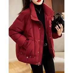 羽绒棉服女短款2025冬季新款时尚棉袄宽松显瘦加厚保暖外套棉衣